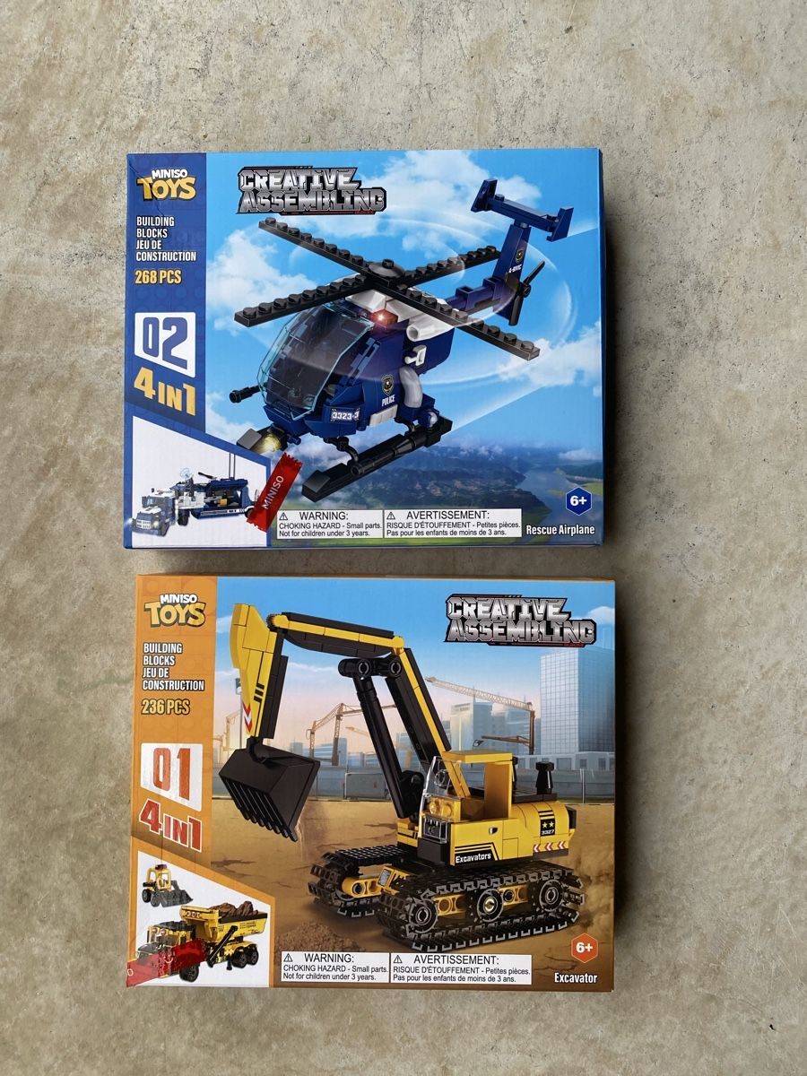 Kit di costruzioni: Building Blocks, wie Lego, 4in1 – Nuovo e nell'imballaggio originale da Uster venduto da muse70