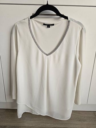 Weisse Blouse Comma