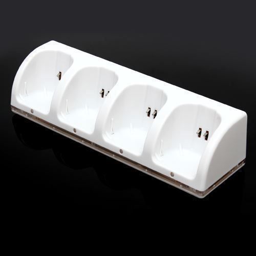 Caricabatterie: Wii Controller Ladestatio mit 4 Akku – Nuovo (secondo la descrizione) da Thun venduto da thunshop 6