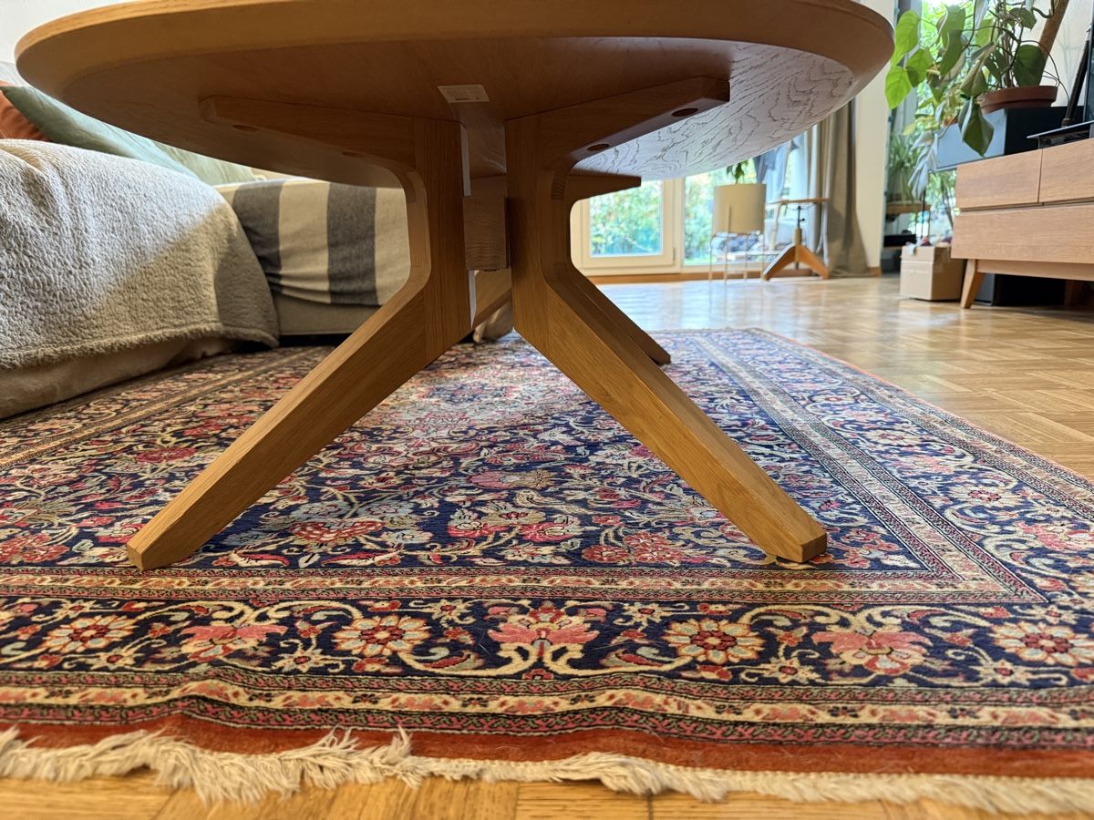 Tische: Table basse Case Cross Oval - Design Matthew Hilton – Gebraucht aus Châtelaine von AST_GE 1