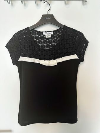 Jus d’orange Shirt mit Spitze Gr. 40