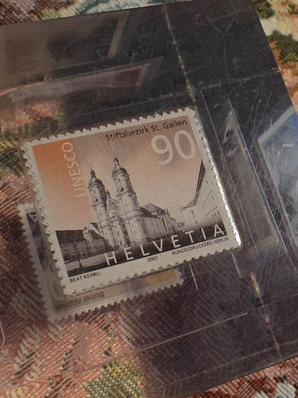 Alle Briefmarken: Würfel mit Helvetia Briefmarken – Gebraucht aus Malans GR von mesmen 6