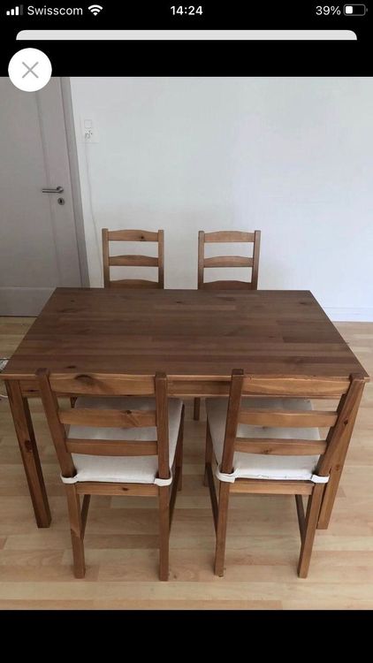IKEA Tisch +4 Stühle Kaufen auf Ricardo