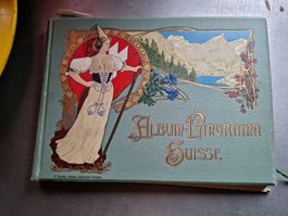 Album Panorama  Suisse Titeleinband mit Prägedruck