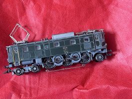 Modelleisenbahn Lokomotive grün