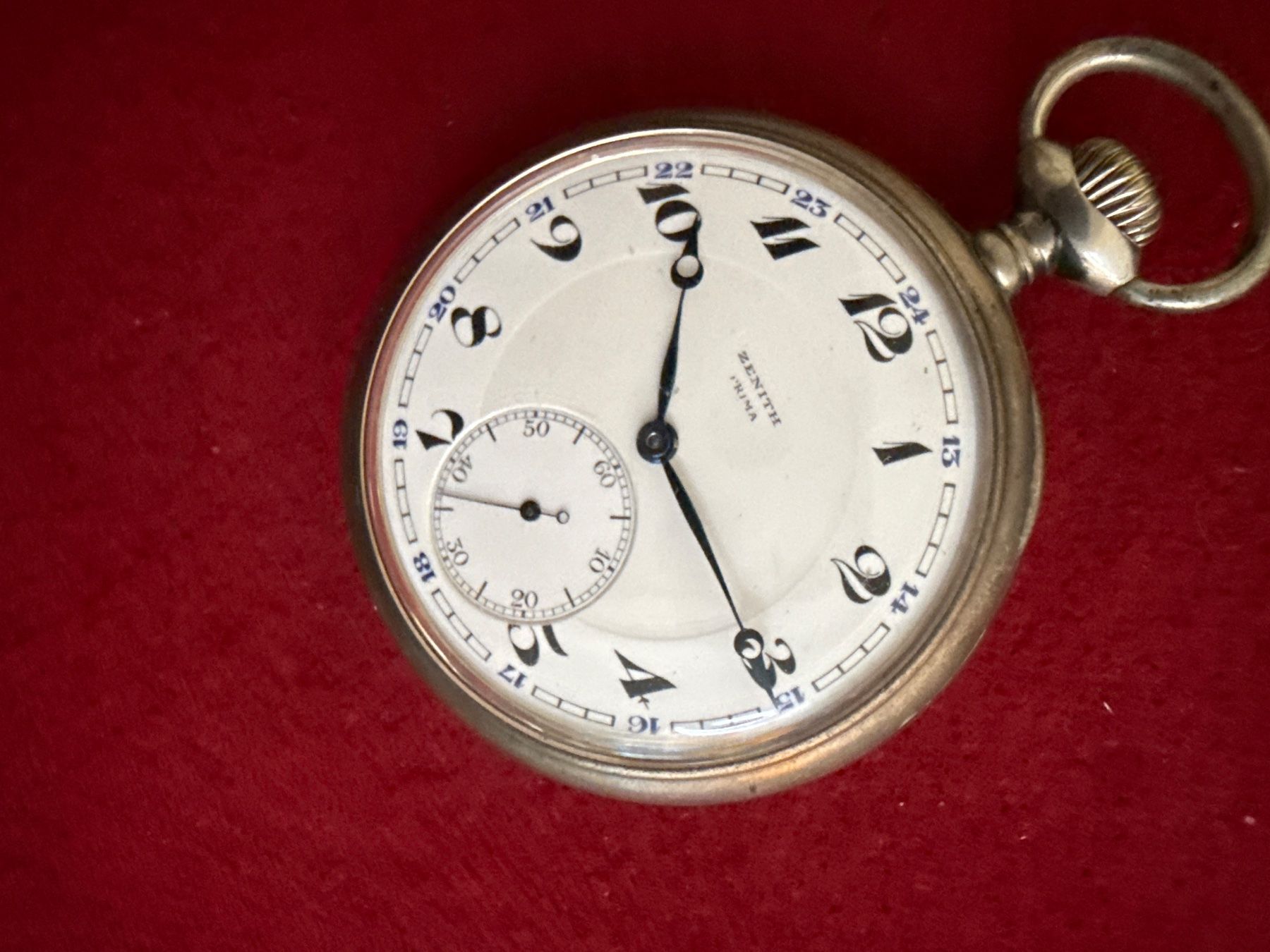 Zenith Orologi: Zenith Taschenuhr echt Silber 53 mm – Difettoso da Pfeffingen venduto da Allhandelklgwatches 1