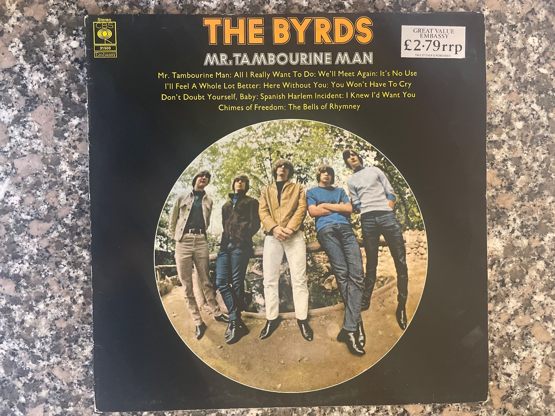 Dischi in vinile: M38/The Byrds - Mr. Tambourine Man – Usato da Frutigen venduto da Philippe_jsp