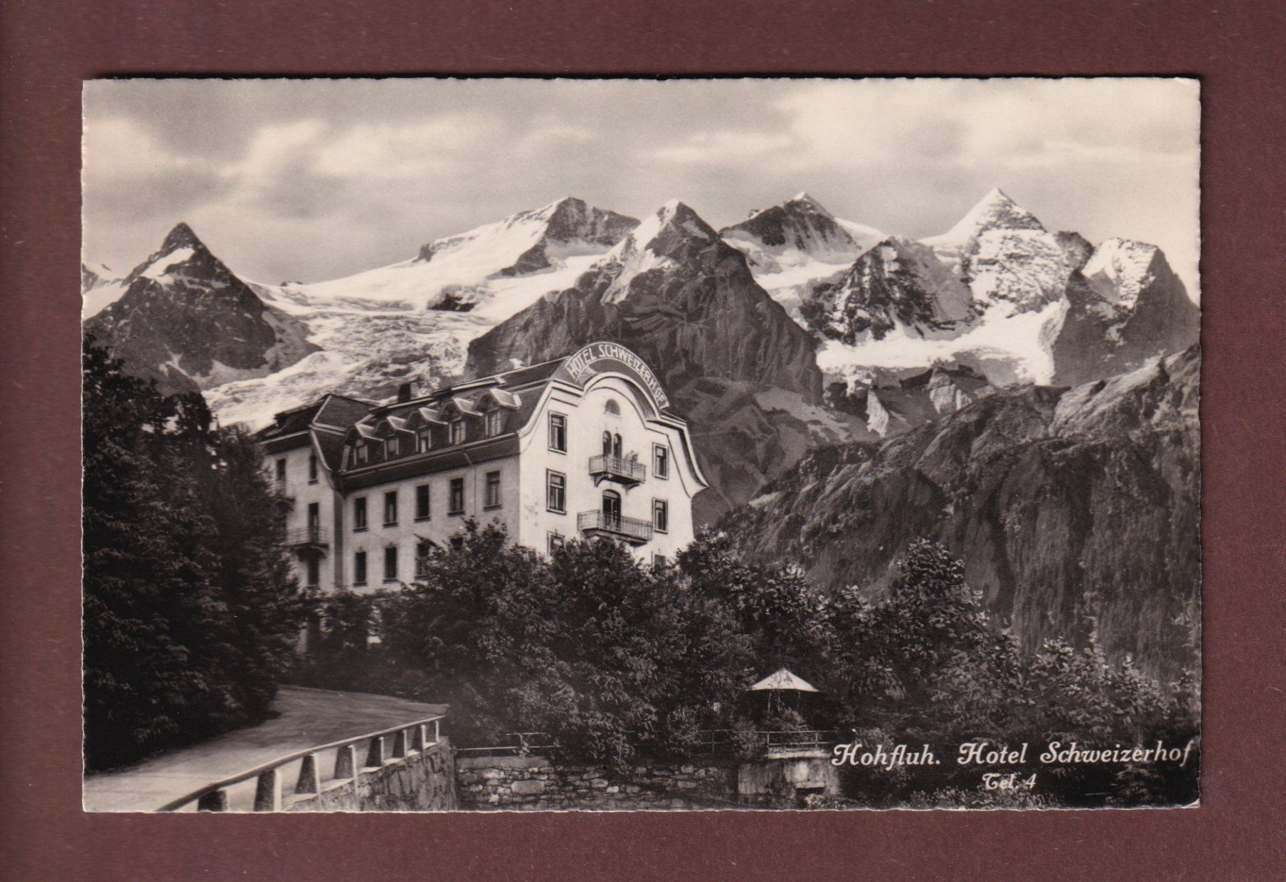 Cartoline postali: HOHFLUH - Hotel Schweizerhof - 1949 – Usato da Pully venduto da nicecards-shop