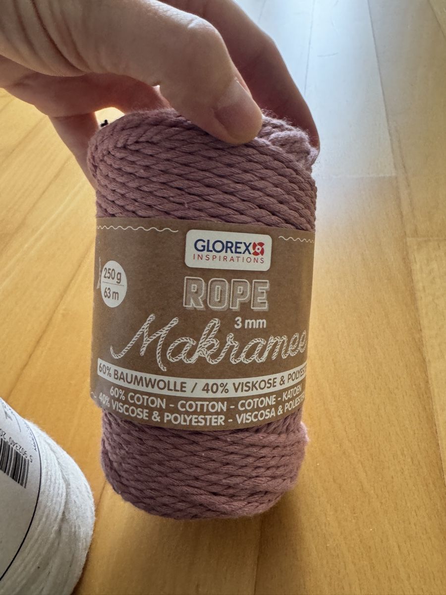 Wolle: Makramee Garn – Neu (gemäss Beschreibung) aus Port von Ellebasisch 3