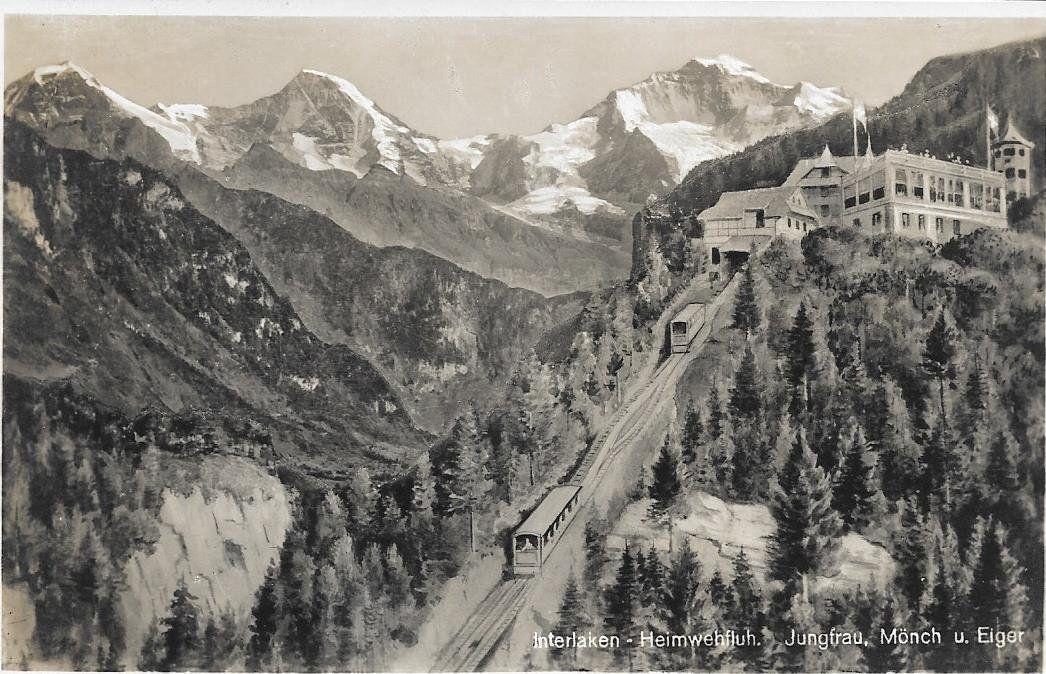 Cartoline postali: AK Heimwehfluh Interlaken – Usato da Engelberg venduto da Muettliger