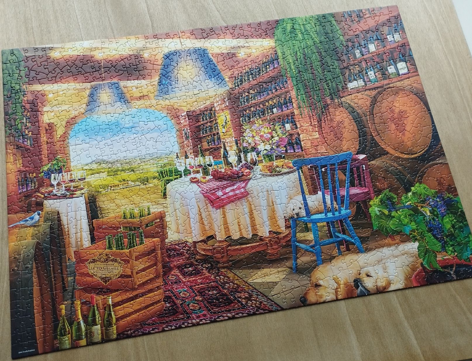Puzzle: 1000 Puzzle Eurographics, Weingut – Usato da Obernau venduto da stimeroli 1