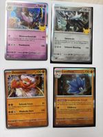 4 Pokemon Karten Lunala Dialga Demeteros Lumiflora neu