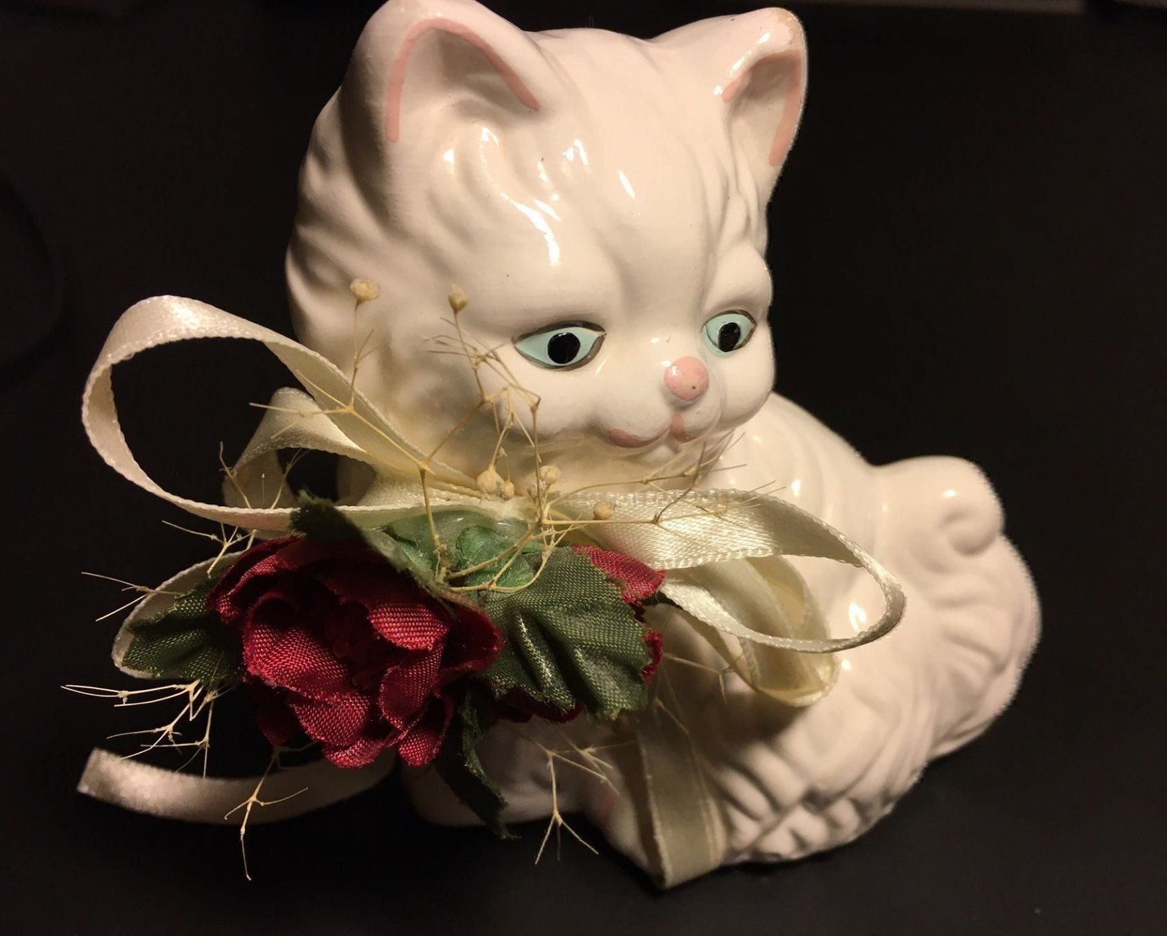 Statuette: Kleine Katze Figur Keramik Deko – Usato da Hinwil venduto da RomRay 5