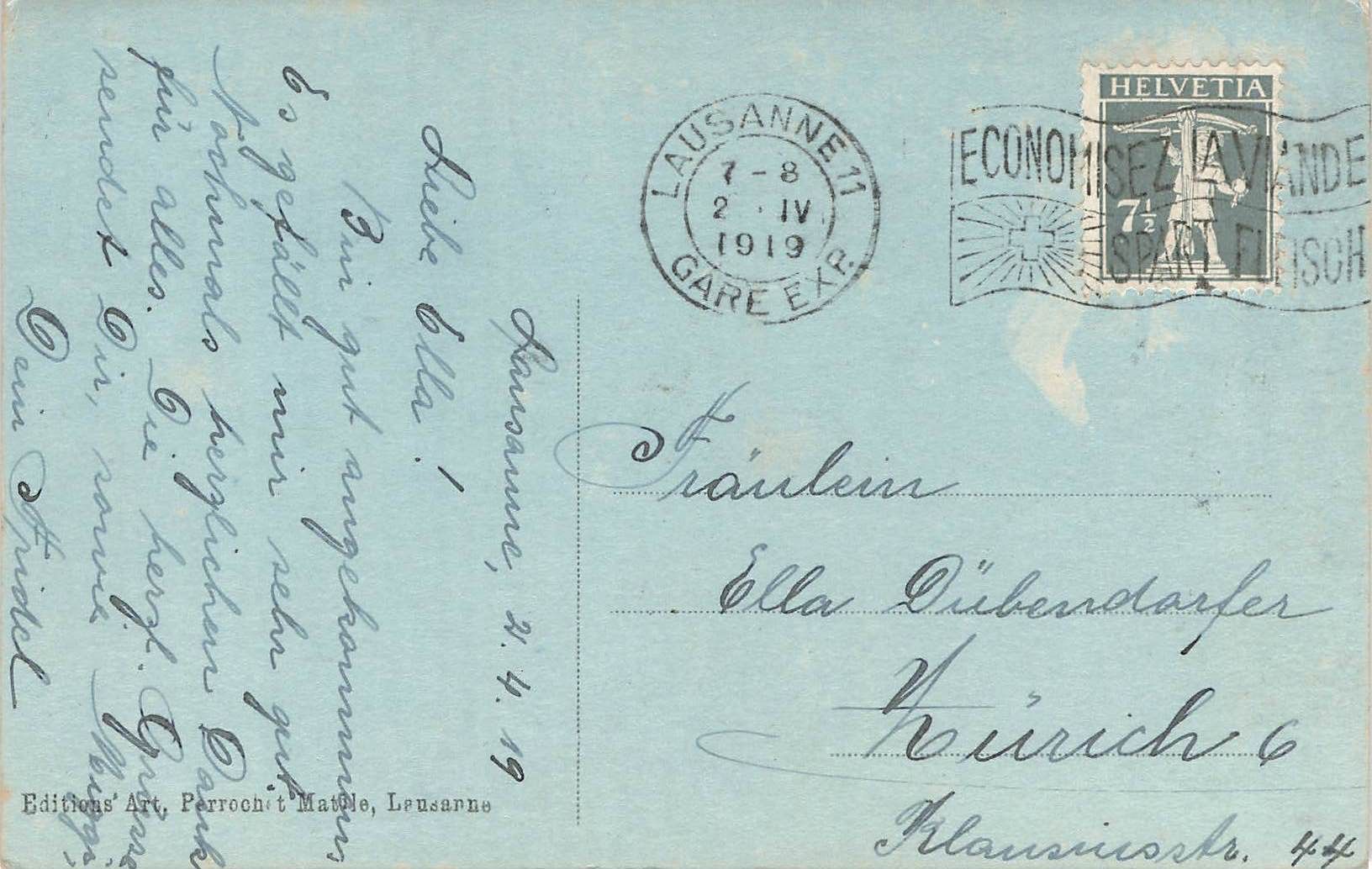 Cartoline postali: Lausanne Tram Straßenbahn – Usato da Biasca venduto da Blenio71 1