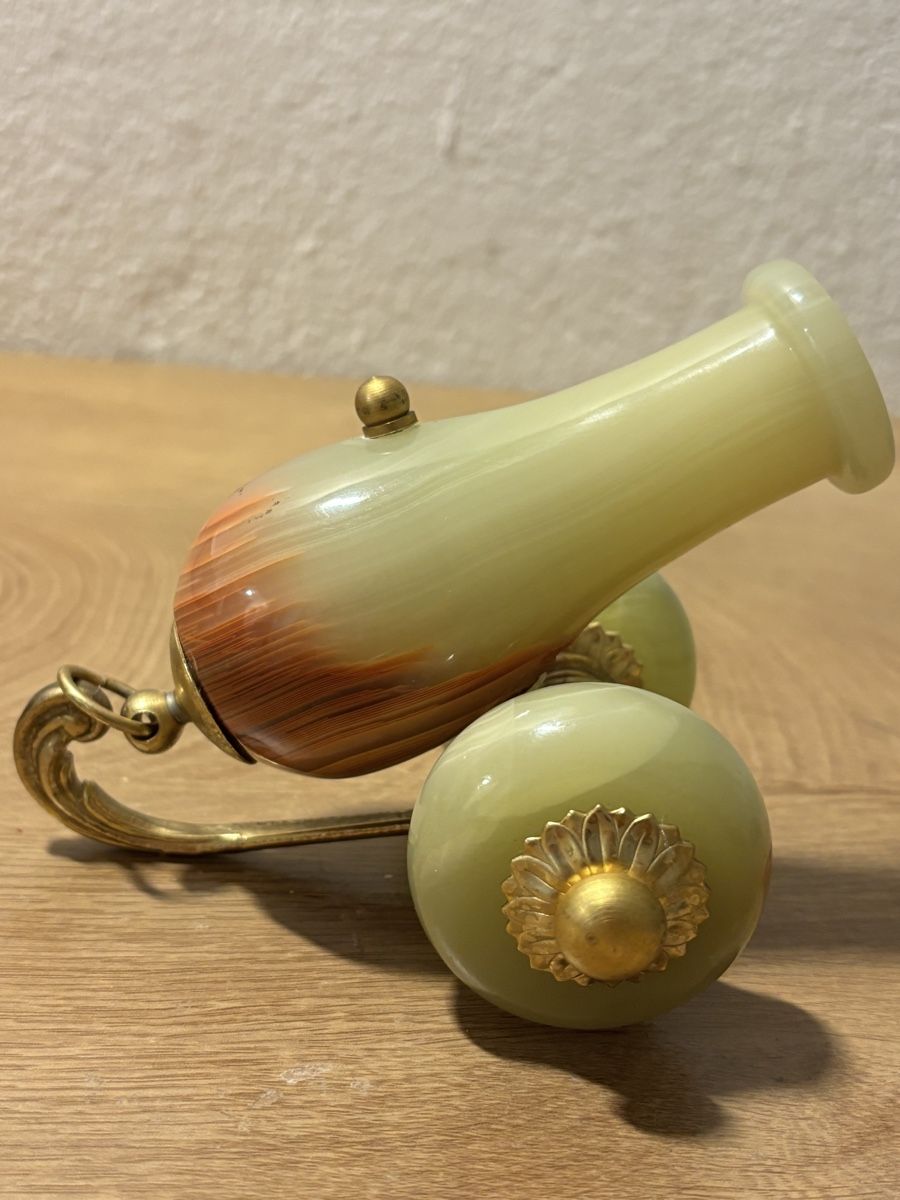 Tutte le decorazioni: Dekorative Mini Kanone aus Marmor & Messing – Usato da Orpund venduto da BlackEagel80 3