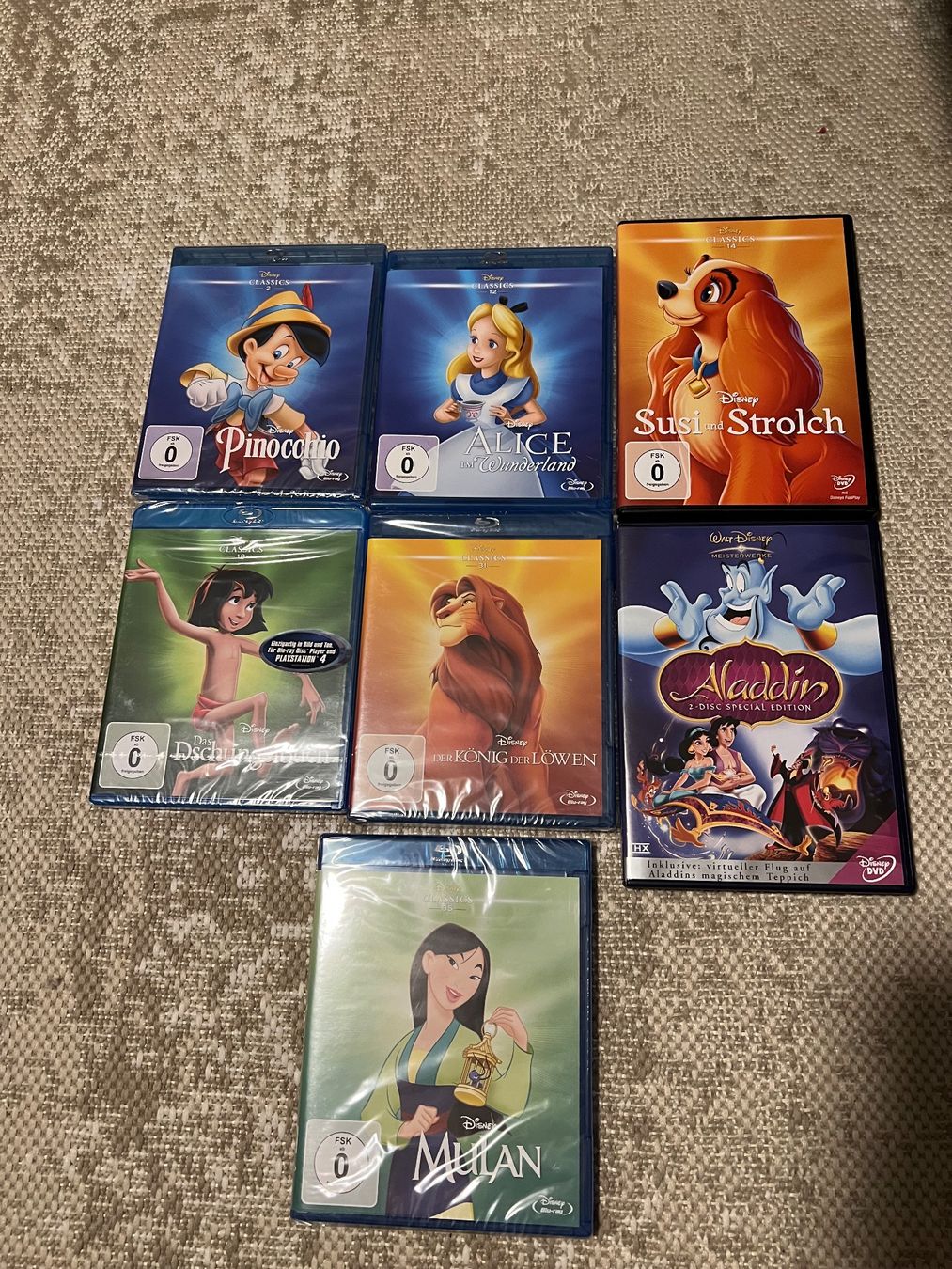 Alle DVDs: Sieben Disney DVDs/Blu-ray – Neu und originalverpackt aus Rafz von Esther90_