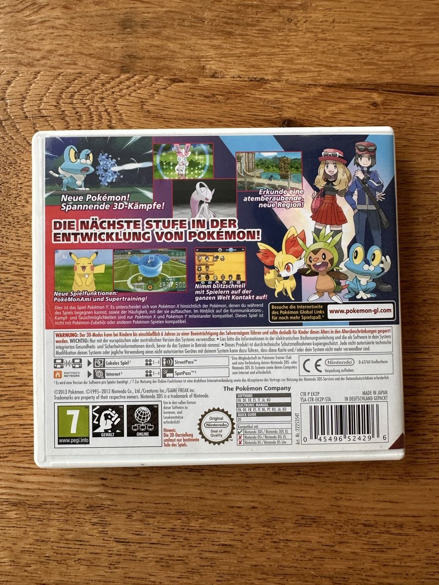 Giochi: Nintendo 3DS Spiel: Pokémon Y – Usato da Heiligkreuz (Mels) venduto da Luova 2