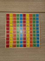 Lernspiel Einmaleins aus Holz farbig