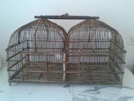 schöner antiker Vogelkäfig Holz aus Indonesien