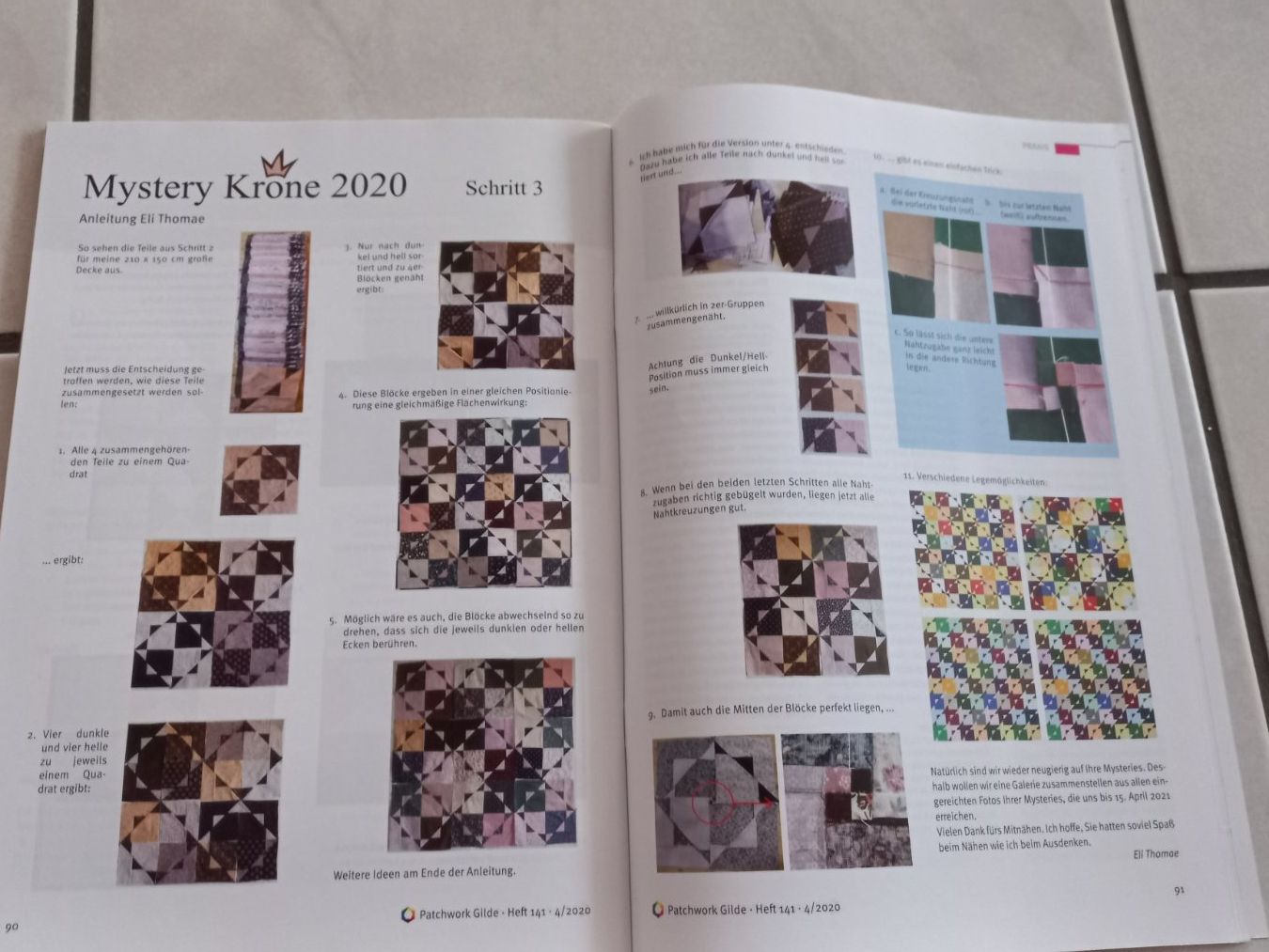 Riviste & Magazine: Patchwork Gilde Magazine: Quilts & Textile Kunst (2Stk) – Usato da Winistorf venduto da acreativ4 2