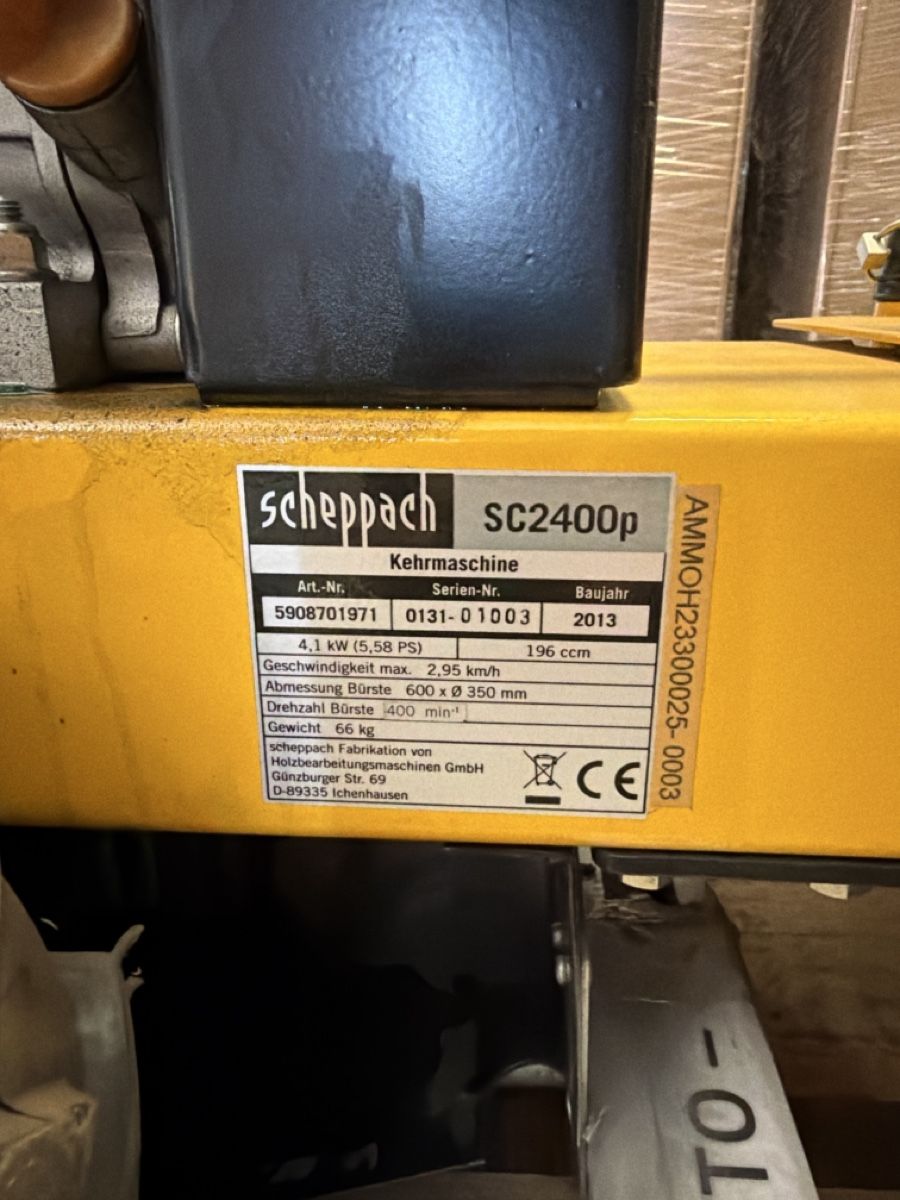 Scheppach Toutes les machines: Kehrmaschine SC2400p Scheppach – D'occasion à Russikon par gianireloop 3