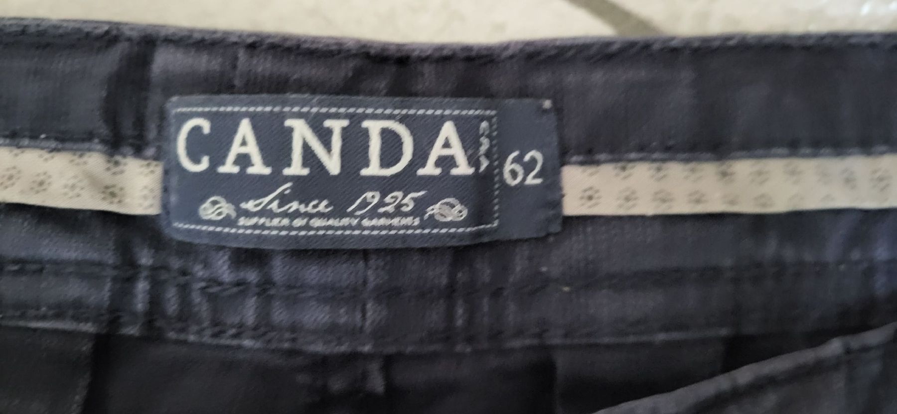 Pantaloni: CANDA Herren Hose, Gr. 62, Dunkelblau – Usato da Figino venduto da mayam63 2