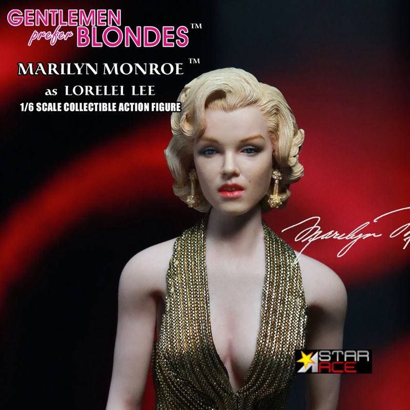 Giocattoli: 1/6 Marilyn Monroe "Lorelei Lee" Gold Dress ver. – Nuovo e nell'imballaggio originale da Vuadens venduto da Chouchoujapan