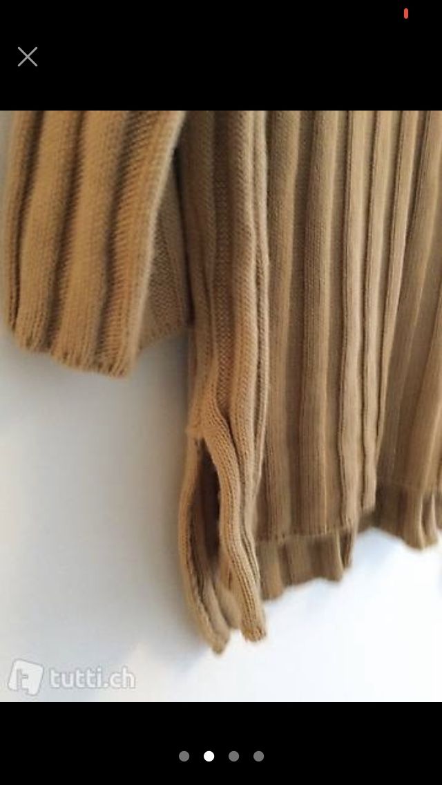 Maglioni & Felpe: Lange Strickpulli in Camel / Cognac, M-L – Usato da Azmoos venduto da alix001 1