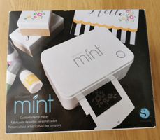 Stempelmaschine Silhouette Mint mit Zubehör im Set, neu