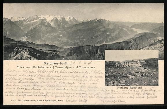Ansichtskarten: Melchsee-Frutt, Kurhaus Reinhard, Blick  – Gebraucht aus Berlin von bartko-reher