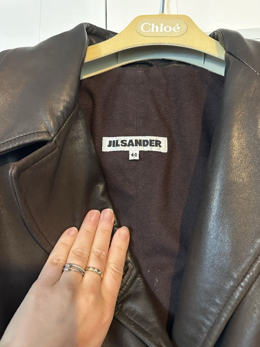 Jil Sander Giacche: Jil Sander Lederjacke braun – Usato da Zürich venduto da millaiana 1
