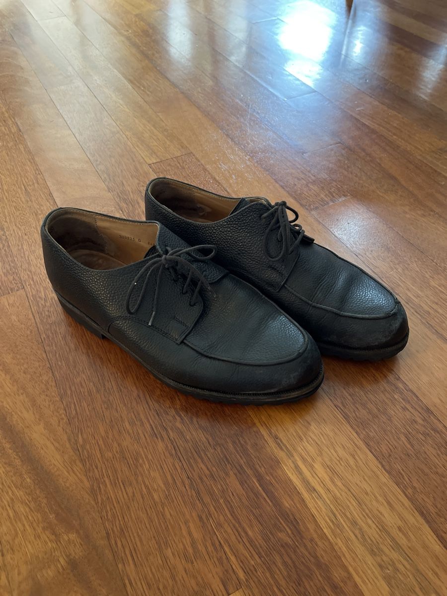 Scarpe da uomo: Wick Shoes Schwarze Halbschuhe Gr. 42.5 – Usato da zürich venduto da Fourstar0