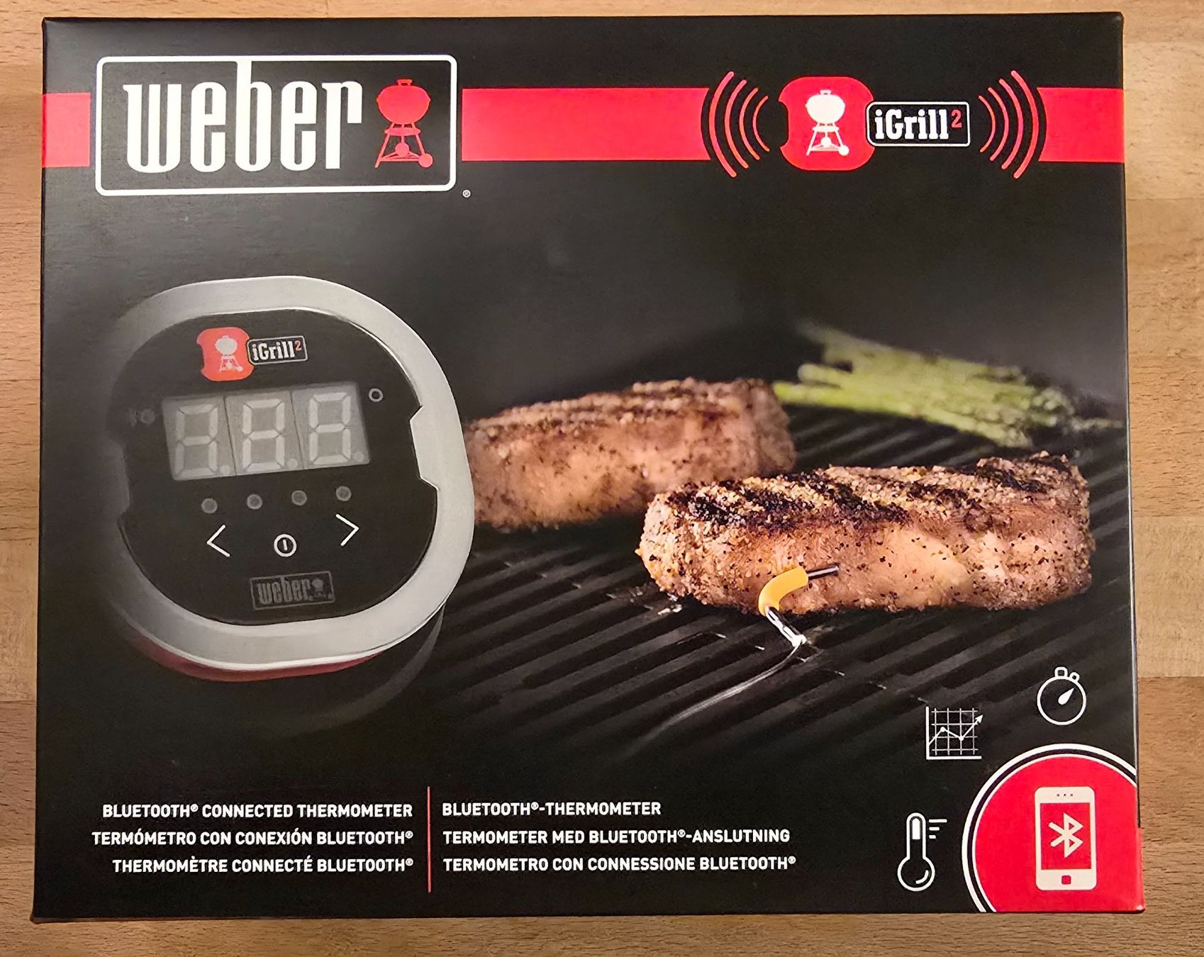 Weber Altro per la casa: Kernthemperatur Thermometer, I-Grill2, Grillthermometer – Nuovo e nell'imballaggio originale da Trimmis venduto da huettenwart