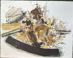 John Harrison Levee LITHOGRAPHIE SIGNIERT NUMMERIERT
