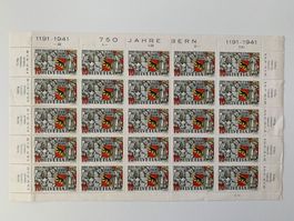 1941 750 Jahre Bern Zierbogen postfrisch.