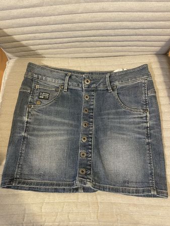 G-Star Rock Jeans Minirock Gr. 28 - vintage retro