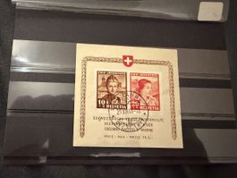 Kriegspende Block Pro Juventute 1941 gestempelt 