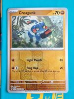Croagunk - Reverse Holo - Pokemon Shrouded Fable