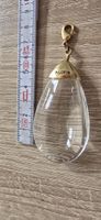 Pilgrim Charm Anhänger Tropfenform Bergkristall, neu