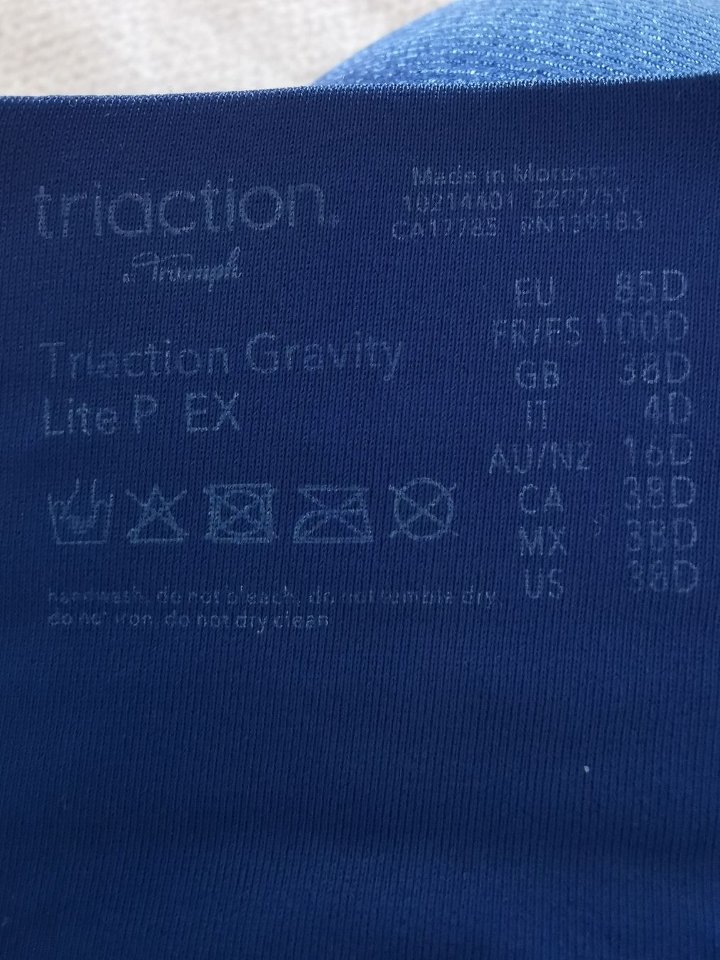 Triumph Sonstige Unterwäsche: Triumph Triaction Gravity BH 85D  – Gebraucht aus Mühlethurnen von GaspAnita 2