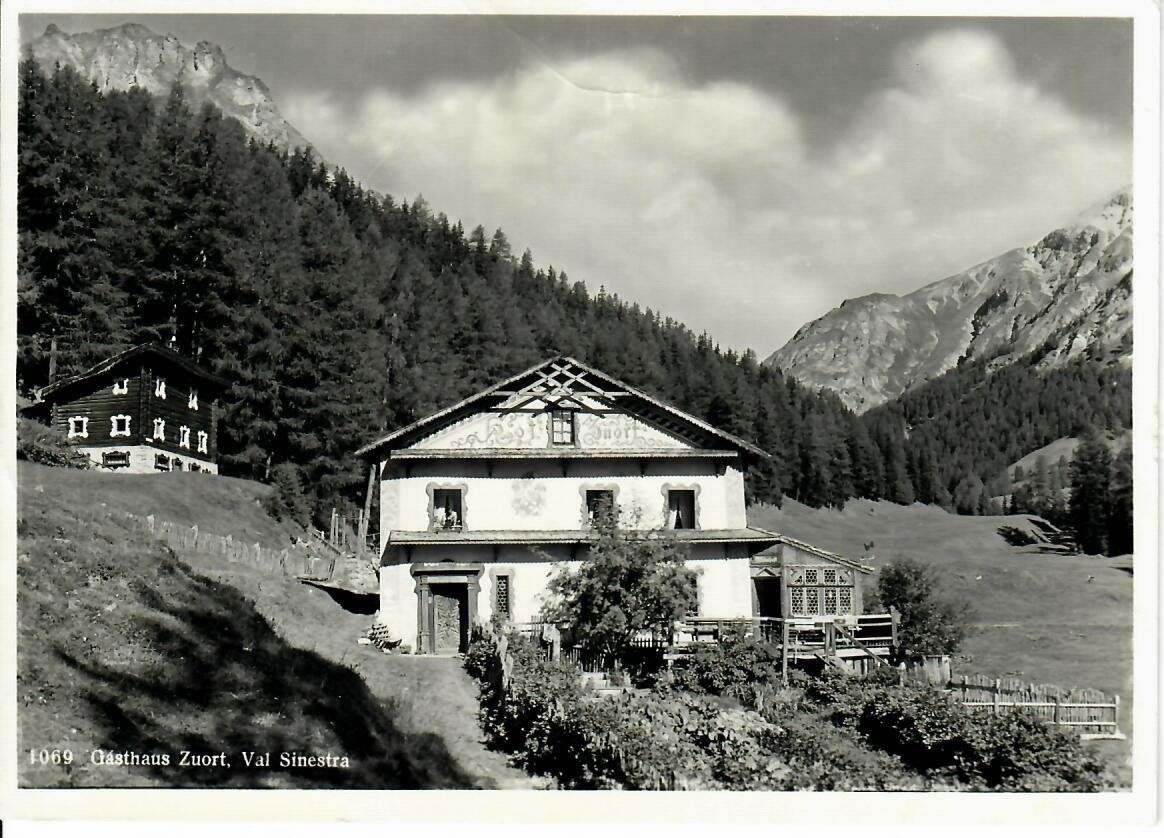 Cartoline postali: Gasthaus Zuort, Val Sinestra – Usato da Hochdorf venduto da Ziegel-16