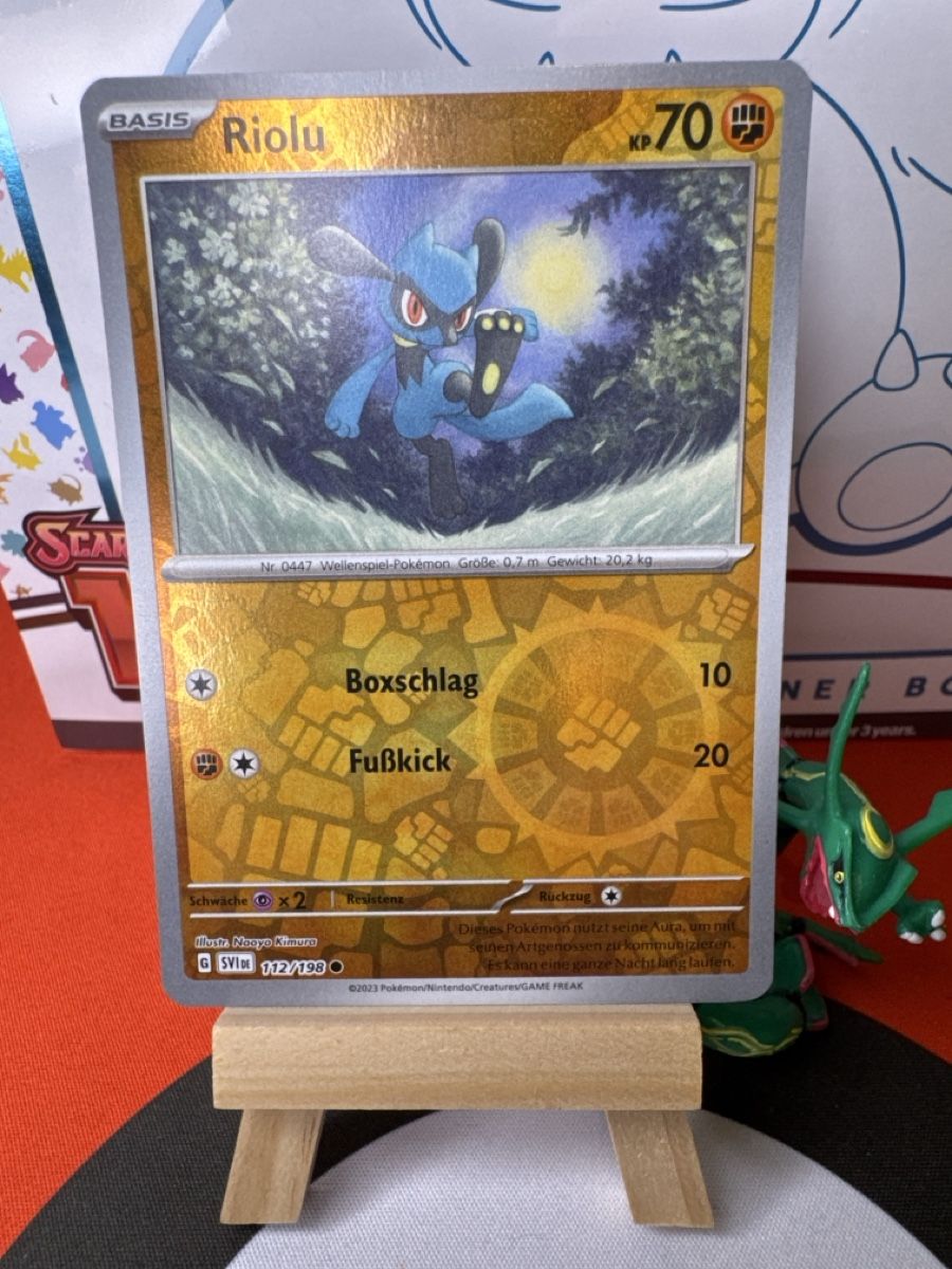 Pokémon Sammelbilder & Trading cards: POKÉMON / Riolu / Scarlet & Violet / Reverse 🇩🇪 – Gebraucht aus Herzogenbuchsee von TCG-HQ