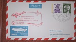 Swissair Hamburg - Frankfurt - Zürich 19.04.1975