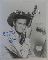 Chuck Connors (1921-1992) Schauspieler - Autogramm