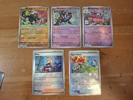Pokémon Karten Set 5 Stück guter Zustand