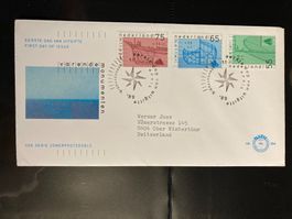 Niederlande 1989 illustrierter FDC Satz Sommer Schiffe