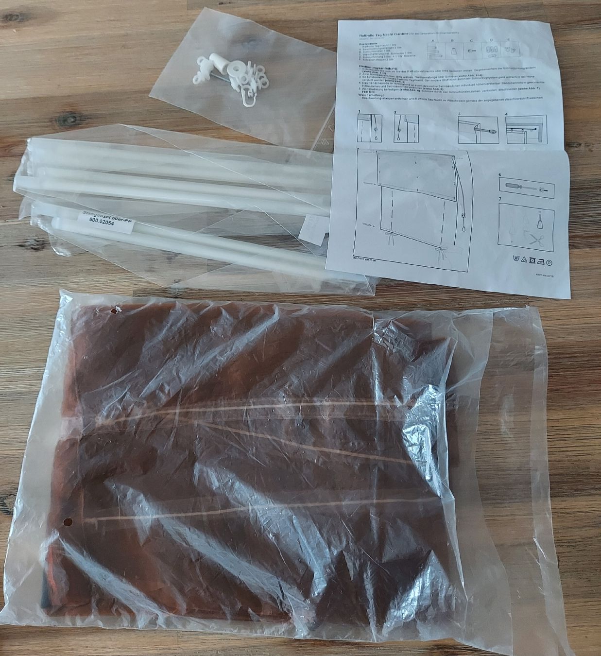 Vorhänge: Raffrollo Mocca 170x60cm, Neu und Originalverpackt – Neu und originalverpackt aus Basel von Mazzo84 1