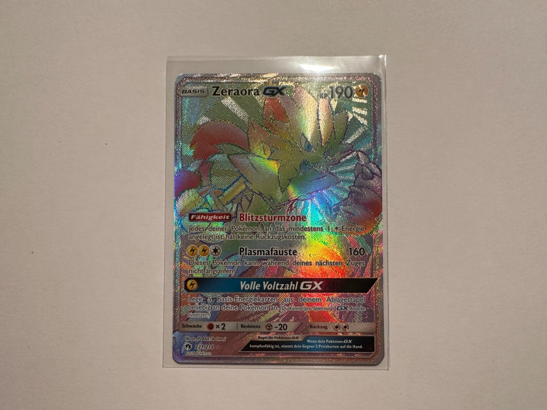 Pokémon Carte collezionabili: Zeraora GX Lost Thunder Secret Rare Rainbow DE – Nuovo (secondo la descrizione) da Hagendorn venduto da Pokecollectorch