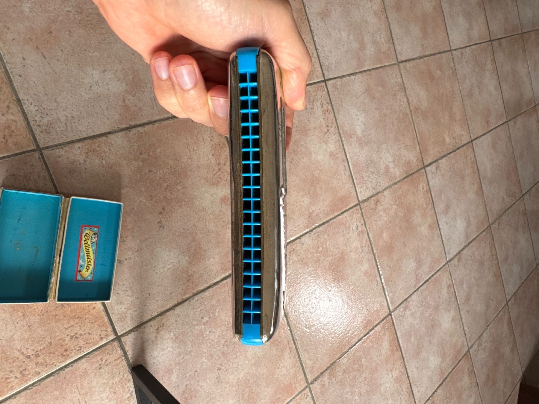 Musikinstrumente: Harmonica Weltmeister, silver – Gebraucht aus Zürich von jes_2wyq 1