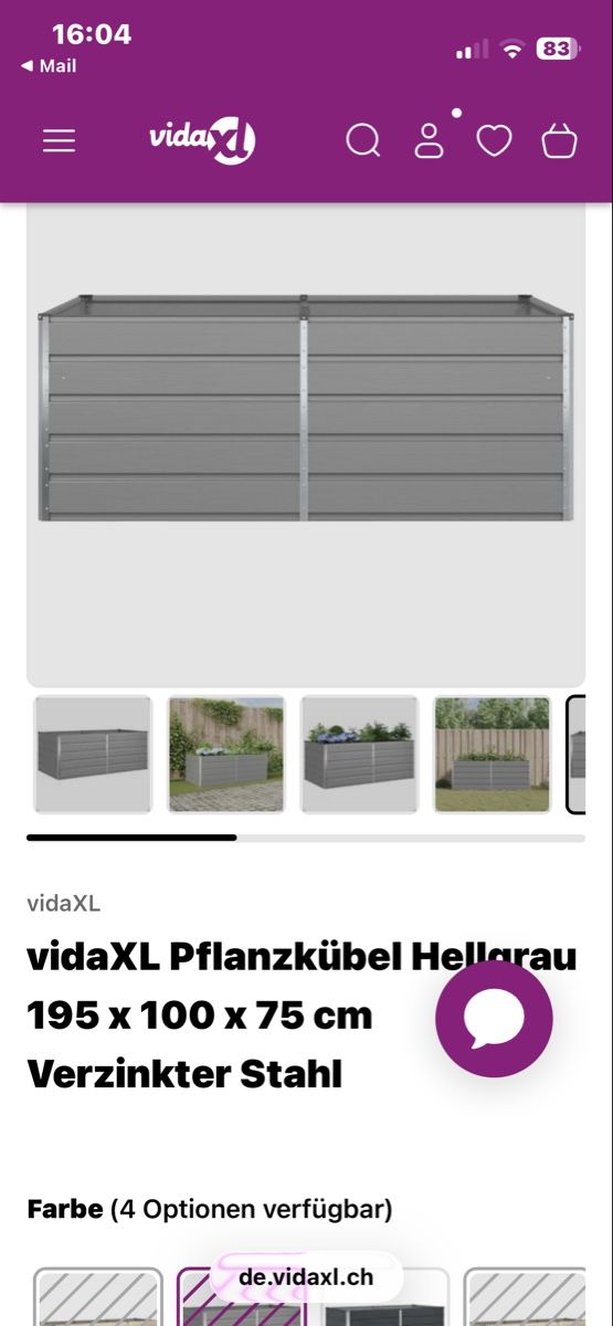 Vasi per fiori: Hochbeet/Pflanzenkübel – Nuovo (secondo la descrizione) da Unterterzen venduto da Unt_Unt 1